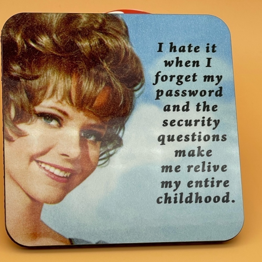 Novelty Coaster, Passwords, NWT (For Bundles Only)
